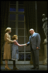 Sarah Jessica Parker as Annie, Reid Shelton as Daddy Warbucks and Sandy Faison as Grace in a scene from the Broadway production of the musical "Annie."