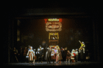 Sarah Jessica Parker as Annie, Reid Shelton as Daddy Warbucks and Sandy Faison as Grace in a scene from the Broadway production of the musical "Annie."