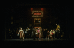 Sarah Jessica Parker as Annie, Reid Shelton as Daddy Warbucks and Sandy Faison as Grace in a scene from the Broadway production of the musical "Annie."