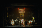 Sarah Jessica Parker as Annie, Reid Shelton as Daddy Warbucks and Sandy Faison as Grace in a scene from the Broadway production of the musical "Annie."