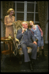 Sarah Jessica Parker as Annie, Reid Shelton as Daddy Warbucks and Sandy Faison as Grace in a scene from the Broadway production of the musical "Annie."