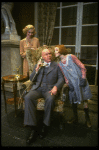 Sarah Jessica Parker as Annie, Reid Shelton as Daddy Warbucks and Sandy Faison as Grace in a scene from the Broadway production of the musical "Annie."