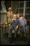 Sarah Jessica Parker as Annie, Reid Shelton as Daddy Warbucks and Sandy Faison as Grace in a scene from the Broadway production of the musical "Annie."