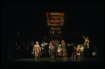 Sarah Jessica Parker as Annie, Reid Shelton as Daddy Warbucks and Sandy Faison as Grace in a scene from the Broadway production of the musical "Annie."