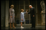 Sarah Jessica Parker as Annie, Reid Shelton as Daddy Warbucks and Sandy Faison as Grace in a scene from the Broadway production of the musical "Annie."