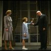 Sarah Jessica Parker as Annie, Reid Shelton as Daddy Warbucks and Sandy Faison as Grace in a scene from the Broadway production of the musical "Annie."