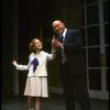 Sarah Jessica Parker as Annie and Reid Shelton as Daddy Warbucks in a scene from the Broadway production of the musical "Annie."