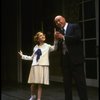 Sarah Jessica Parker as Annie and Reid Shelton as Daddy Warbucks in a scene from the Broadway production of the musical "Annie."