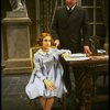 Sarah Jessica Parker as Annie and Reid Shelton as Daddy Warbucks in a scene from the Broadway production of the musical "Annie."