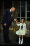Sarah Jessica Parker as Annie and Reid Shelton as Daddy Warbucks in a scene from the Broadway production of the musical "Annie."