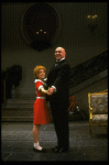 Sarah Jessica Parker as Annie and Reid Shelton as Daddy Warbucks in a scene from the Broadway production of the musical "Annie."