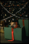 Sandy the dog in a scene from the Broadway production of the musical "Annie."