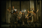 Orphans in a scene from the Broadway production of the musical "Annie."