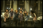 Orphans in a scene from the Broadway production of the musical "Annie."