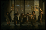 Orphans in a scene from the Broadway production of the musical "Annie."