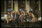 Orphans in a scene from the Broadway production of the musical "Annie."