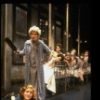 L-2L) Sarah Jessica Parker as Annie and Alice Ghostley as Miss Hannigan w. orphans in a scene from the Broadway production of the musical "Annie."