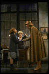 L-R) Sarah Jessica Parker as Annie, Alice Ghostley as Miss Hannigan and Sandy Faison as Grace in a scene from the Broadway production of the musical "Annie."