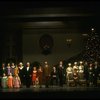 Entire cast in a scene from the Broadway production of the musical "Annie."