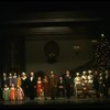 Entire cast in a scene from the Broadway production of the musical "Annie."