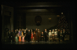 Entire cast in a scene from the Broadway production of the musical "Annie."