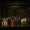 Entire cast in a scene from the Broadway production of the musical "Annie."