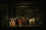 Entire cast in a scene from the Broadway production of the musical "Annie."