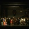 Entire cast in a scene from the Broadway production of the musical "Annie."