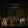 Entire cast in a scene from the Broadway production of the musical "Annie."