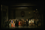 Entire cast in a scene from the Broadway production of the musical "Annie."