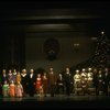 Entire cast in a scene from the Broadway production of the musical "Annie."