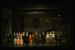 Entire cast in a scene from the Broadway production of the musical "Annie."