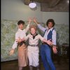 Katharine Buffaloe as Lily, as Patricia Drylie as Miss Hannigan and Michael Leeds as Rooster during a rehearsal for the Dallas production of the musical "Annie."