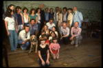 Entire cast during a rehearsal for the Dallas production of the musical "Annie."