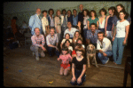 Entire cast during a rehearsal for the Dallas production of the musical "Annie."