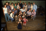 Entire cast during a rehearsal for the Dallas production of the musical "Annie."