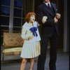 Actors Roseanne Sorrentino as Annie and Harve Presnell as Daddy Warbucks in a scene from the Dallas production of musical "Annie."