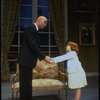 Actors Roseanne Sorrentino as Annie and Harve Presnell as Daddy Warbucks in a scene from the Dallas production of musical "Annie."