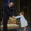Actors Roseanne Sorrentino as Annie and Harve Presnell as Daddy Warbucks in a scene from the Dallas production of musical "Annie."
