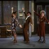 L-R) Katharine Buffaloe as Lily, Michael Leeds as Rooster and Patricia Drylie as Miss Hannigan in a scene from the Dallas production of musical "Annie."