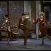 L-R) Katharine Buffaloe as Lily, Michael Leeds as Rooster and Patricia Drylie as Miss Hannigan in a scene from the Dallas production of musical "Annie."