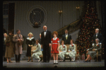 Harve Presnell as Daddy Warbucks, Roseanne Sorrentino as Annie and Deborah Jean Templin as Grace in a scene from the Dallas production of musical "Annie."