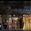 2L-4L) Harve Presnell as Daddy Warbucks, Roseanne Sorrentino as Annie and Deborah Jean Templin as Grace in a scene from the Dallas production of musical "Annie."