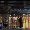 2L-4L) Harve Presnell as Daddy Warbucks, Roseanne Sorrentino as Annie and Deborah Jean Templin as Grace in a scene from the Dallas production of musical "Annie."
