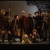 Roseanne Sorrentino as Annie w. Sandy and Hooverville-ites in a scene from the Dallas production of musical "Annie."