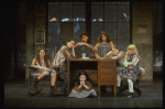 Orphans in a scene from the Chicago production of the musical "Annie."