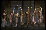 Orphans in a scene from the Chicago production of the musical "Annie."