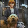 Actress Mary K. Lombardi as Annie w. Sandy in a scene from the Chicago production of the musical "Annie."