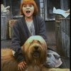Actress Mary K. Lombardi as Annie w. Sandy in a scene from the Chicago production of the musical "Annie."