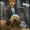 Actress Mary K. Lombardi as Annie w. Sandy in a scene from the Chicago production of the musical "Annie."